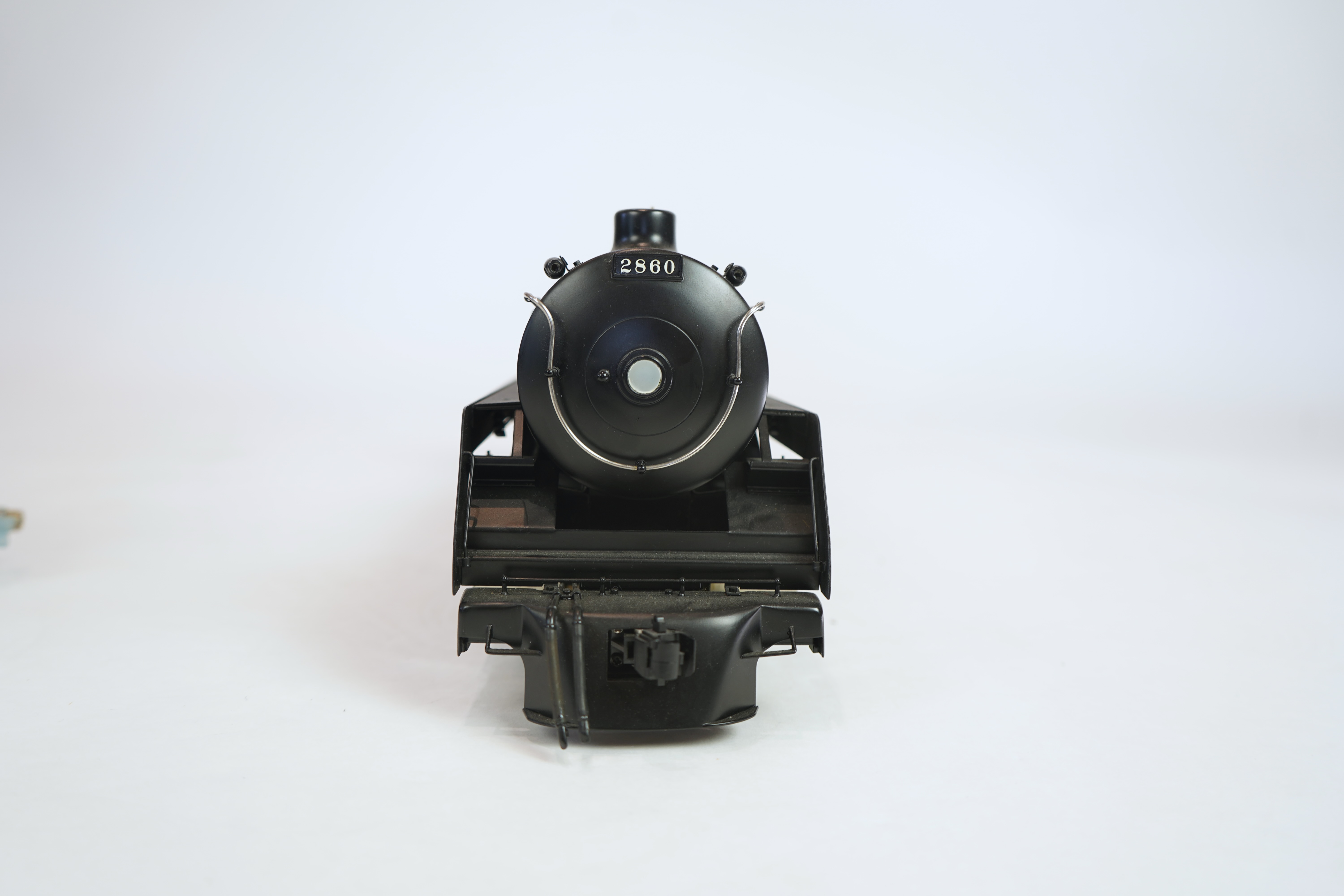 A Gauge One Accucraft Models live steam model of Canadian Pacific 2860, 4-6-4 locomotive with bogie tender, spirit fired working two cylinder motion, hand pump and axle pump, etc.